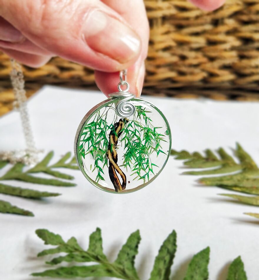 Weeping Willow Tree Necklace