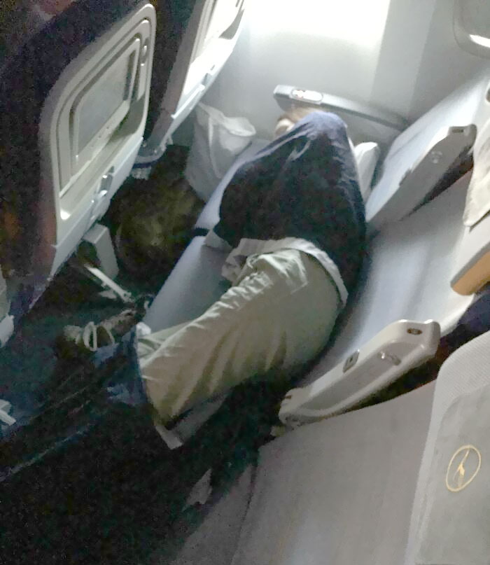 This Is What I Came Back To After Leaving My Seat For The Toilet