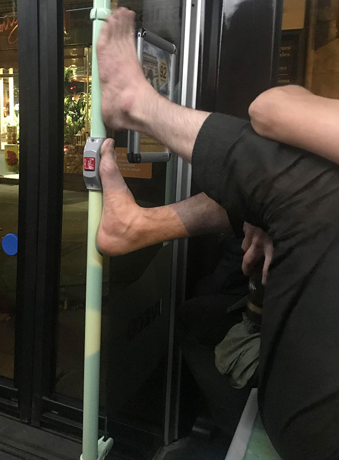 This Guy On The Night Bus In Paris