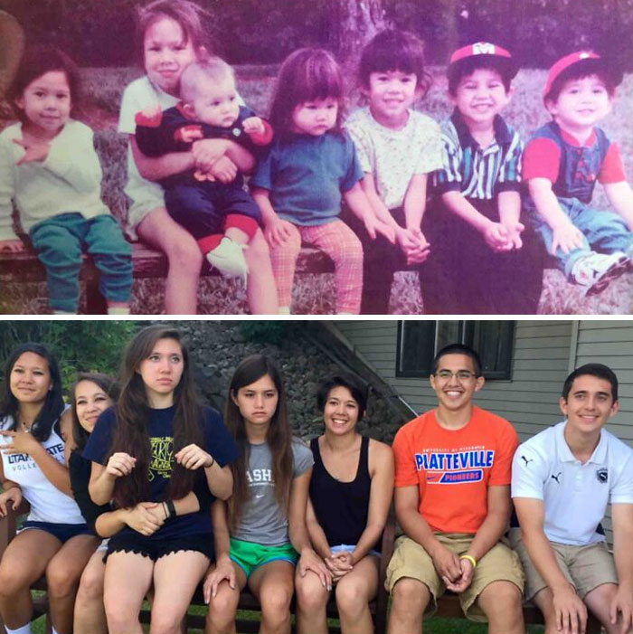 We Worked On Updating Some Old Family Photos Today