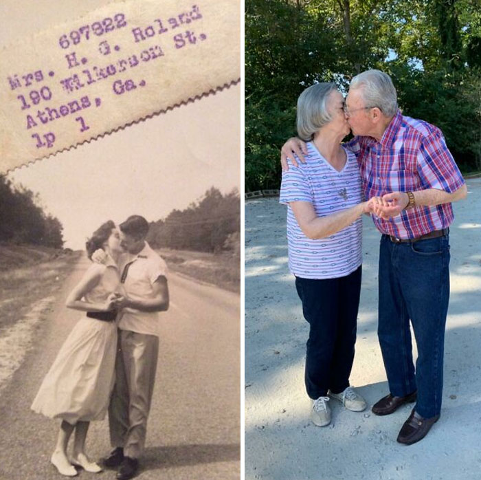 Not On Wilkerson Street, But I Grabbed A Photo For A "Then And Now" While I Had A Chance. 61 Years Apart And Still In Love. Life Goals If I’ve Ever Seen Them