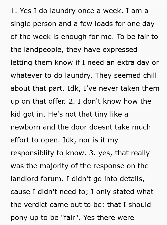 Kid Jumps Into A Dryer, Parents Want This Person To Pay Over $8k For His Medical Bills