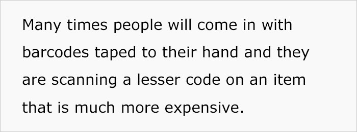 Text about barcode misuse at supermarket self-checkouts, highlighting potential legal issues explained by a criminal defense lawyer. - 7