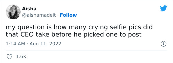 CEO Posts A Crying Selfie After Laying Off Employees, Receives A Major Backlash - 21