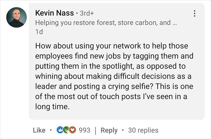 CEO Posts A Crying Selfie After Laying Off Employees, Receives A Major Backlash - 9