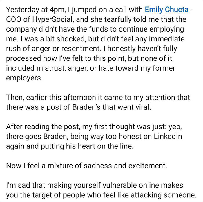 CEO Posts A Crying Selfie After Laying Off Employees, Receives A Major Backlash - 33