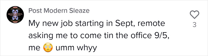 "It Took An Hour To Get Here This Morning": Woman Is Angry She Was Tricked Into Believing Her New Job Was Fully Remote When It&rsquo;s Actually Hybrid
