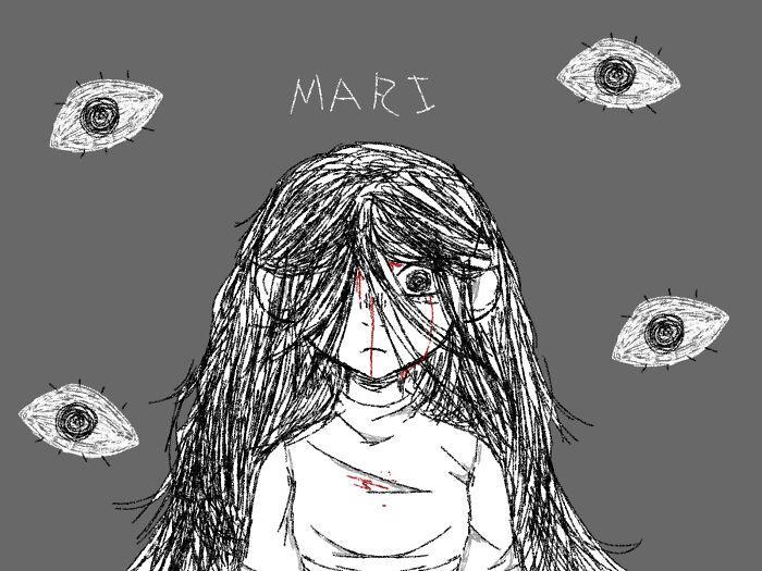 Still Trying To Get Better :,) Made This Today, And Yes, Omori Reference