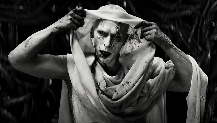 Gorr the God Butcher looking from Thor: Love and Thunder