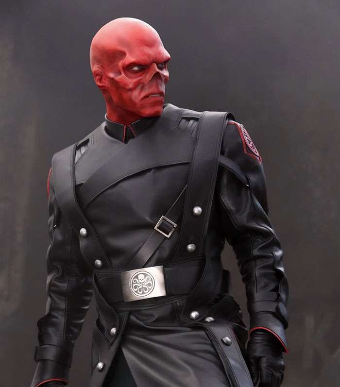 Red Skull without mask from Captain America: the First Avenger