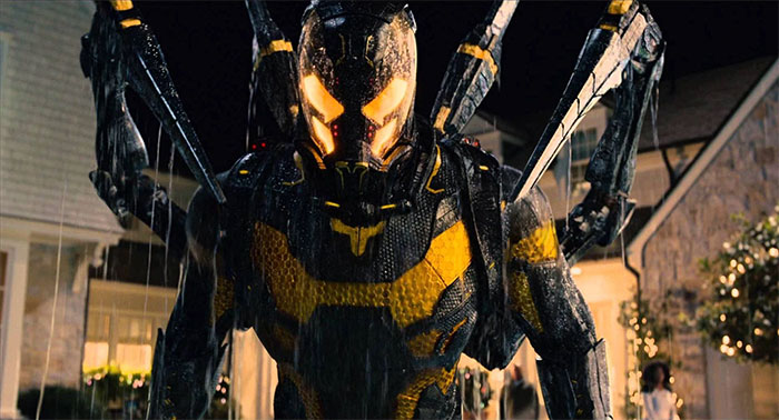 Yellowjacket looking from Ant-Man