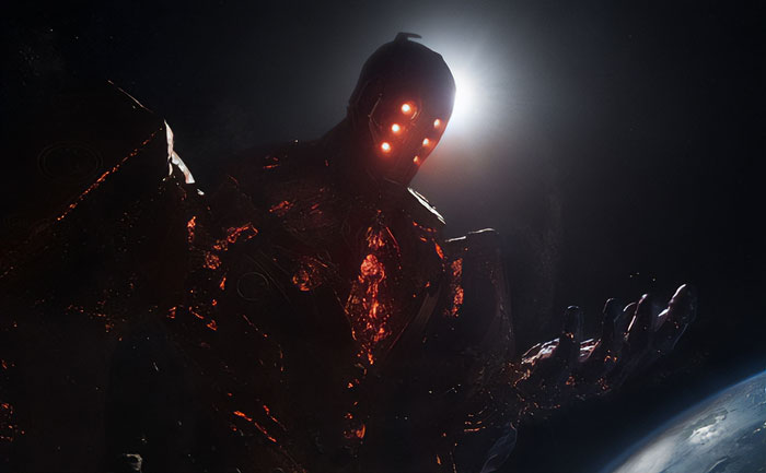 Arishem the Judge looking from Eternals