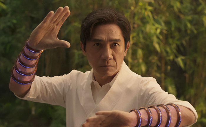 Wenwu preparing to fight from Shang-Chi and the Legend of the Ten Rings