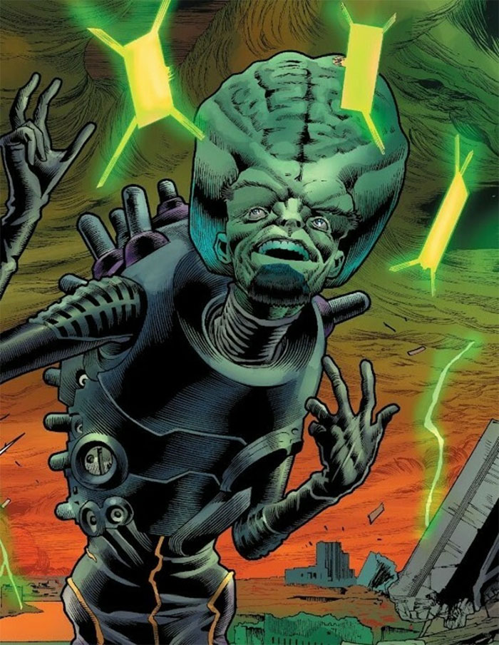 Leader smiling from The Marvel Super Heroes