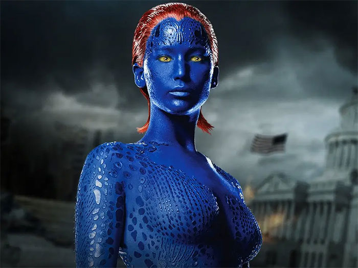 Mystique looking from X-Men