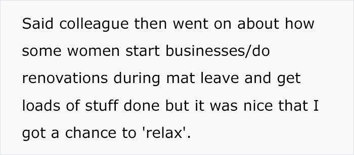 "Should I Have Done Something?": Coworker Shames New Mom For Not Being Productive While On Maternity Leave, Wonders If They're Right