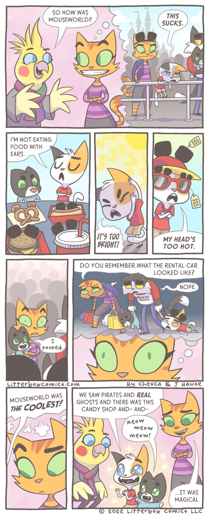 I Draw My Family As Cats In These 30+ Mom Comics