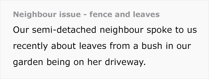 "This Is Likely To Look Ridiculous": Petty Woman Complains About Neighbor&rsquo;s Bush, Demands They Rip It Out Or She Will Put A Fence Around Her Front Drive