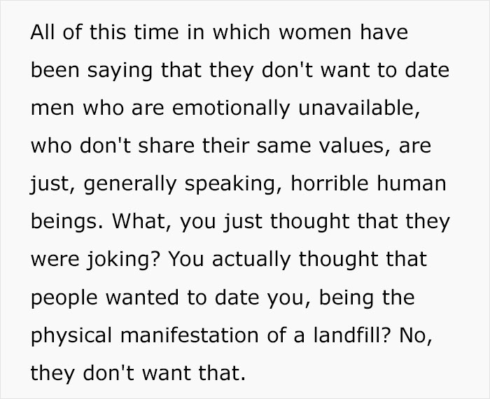 The Number Of "Lonely, Single Men" Is On The Rise Due To Women Choosing Healthier Relationships, And The Internet Finds It Funny