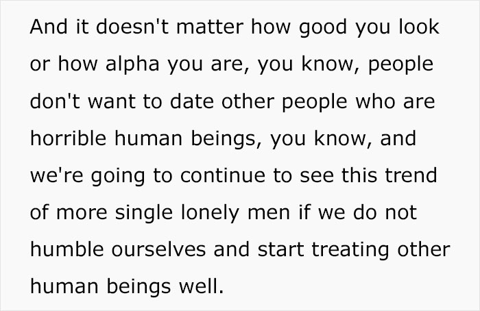 The Number Of "Lonely, Single Men" Is On The Rise Due To Women Choosing Healthier Relationships, And The Internet Finds It Funny