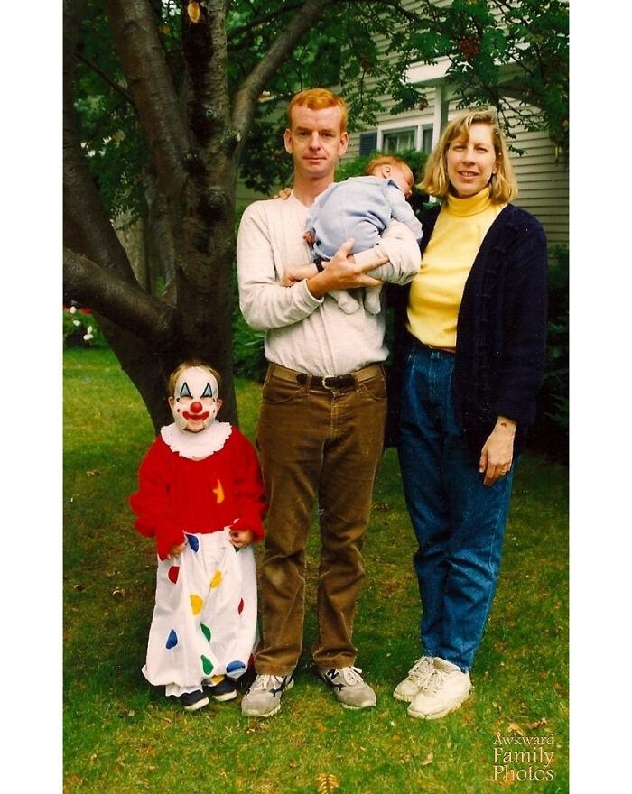 “As A Child, I Would Dress Up As A Clown Whenever There Was A Reason To Celebrate – In This Case The Birth Of My Younger Brother”