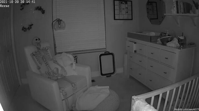 "My 2 Years Old Daughter Wanted To Sleep With The Skeleton In Her Room. You Choose Your Battles…"