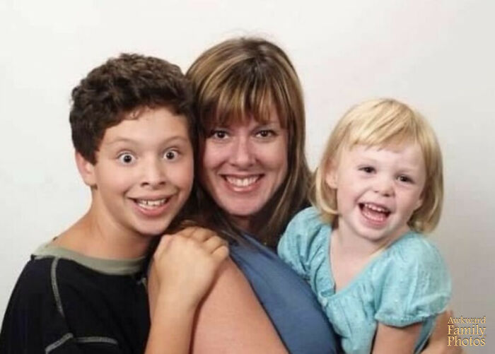 “The Photographer Kept Telling My Son To “Smile More!” And This Was His Version Of Smiling “More””