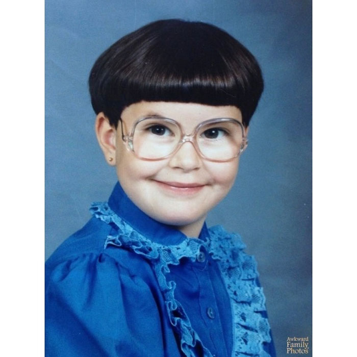 “This Is What Happens When Your Mother Chops Off Your Beautiful, Long, Thick, Crystal Gayle-Length Hair The Day Before School Photos In Grade 2"