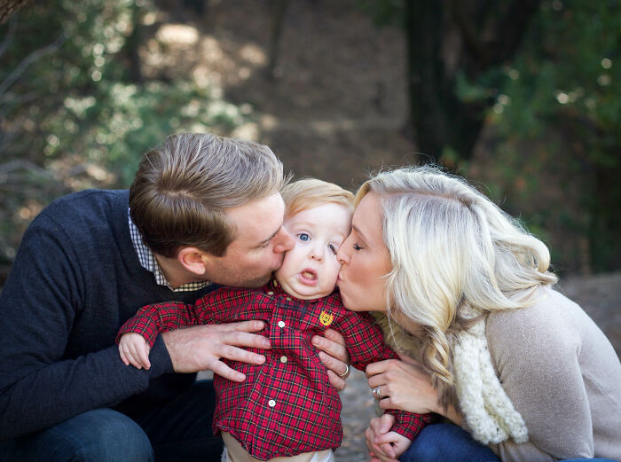 “During Our Annual Holiday Family Photo Shoot, We Wanted To Recreate A Cute One We Got The Prior Year When Our Son Was Just A Baby. It Didn’t Quite Turn Out Like We Hoped It Would….”