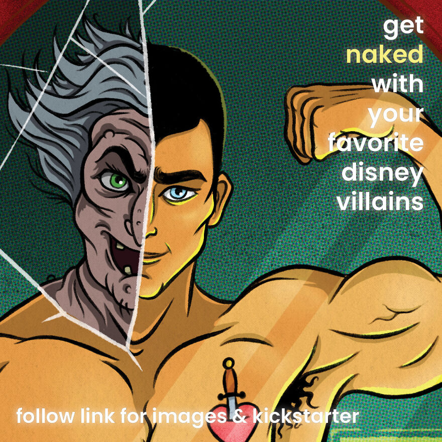 I Am Producing A Deck Of Trading Cards Featuring Male Sports Pin-UPS Inspired By Your Favorite Disney Villains