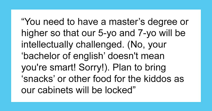 Woman Finds A Few Posts Of Unhinged Parents Looking For Nannies And She Just Had To Share Them On Twitter