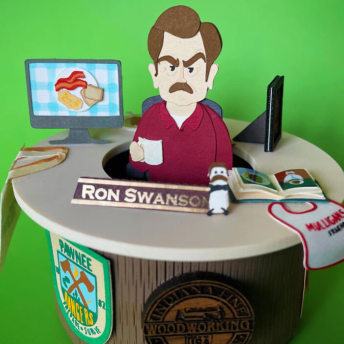 I Used Paper Art To Create The Characters Of Popular TV Shows (31 Pics)