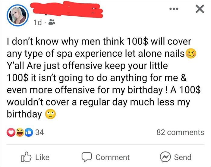 Don't Even Bother Giving Me $100