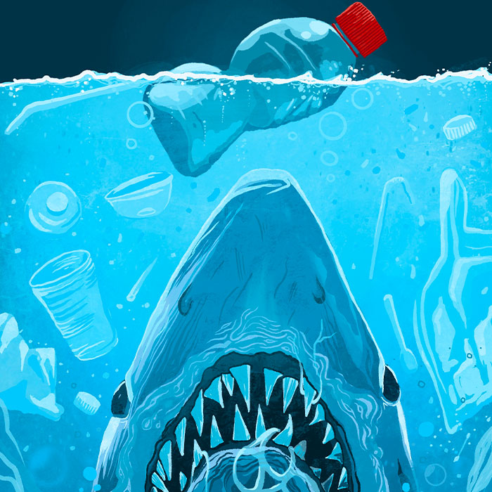 We Redesigned Posters Of Iconic Movies To Raise Awareness Of The Plastic Pollution In Our Oceans (10 Pics)