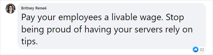Restaurant Owner Berates Customers For Not Tipping Their Servers Who Work For $3 An Hour, Faces Major Backlash Online - 8