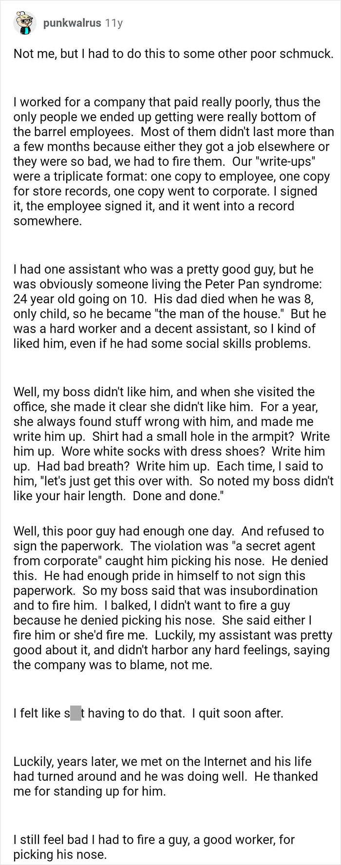 Not Me, But I Had To Do This To Some Other Poor Schmuck