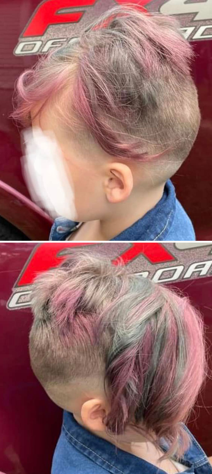 ¡Es un estilo bonito, pero el corte hace que se vea muy mal!