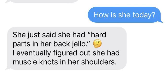 Hard Parts In Her Back Jello