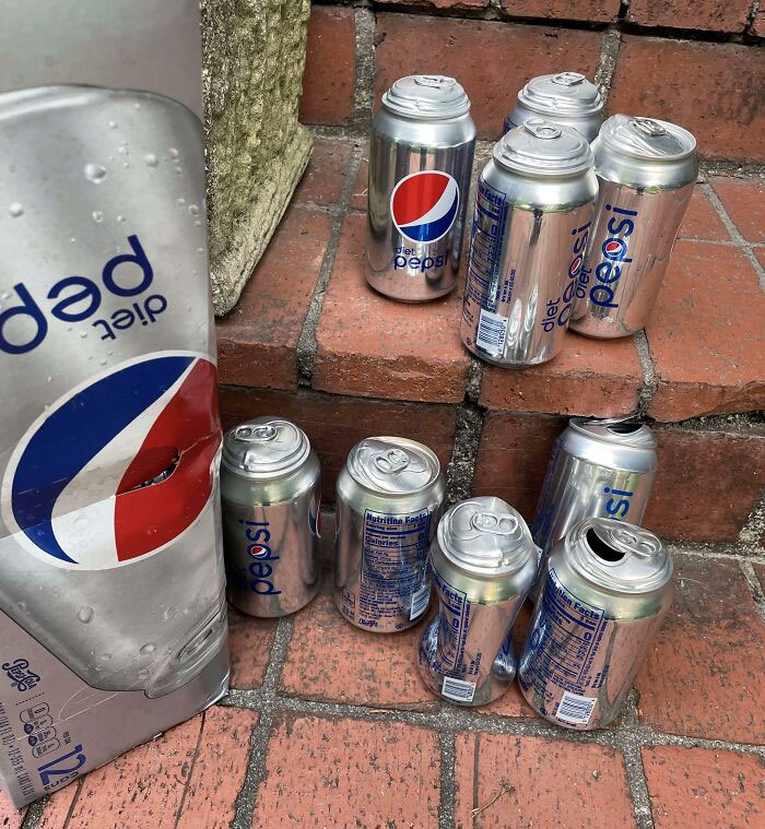 Forgot I Had 2 Cases Of Diet Pepsi In The Car