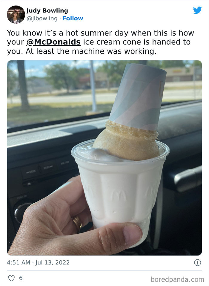 Hot Days Even For Ice Cream