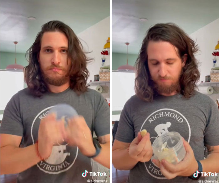 You Can Actually Peel Many Cloves Of Garlic By Shaking It In A Container