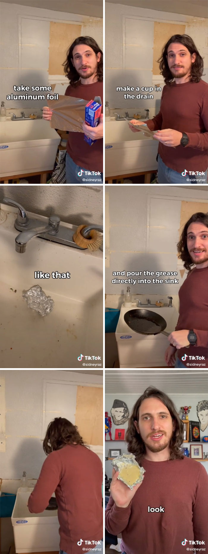 You Can Pour Grease Directly Into The Sink