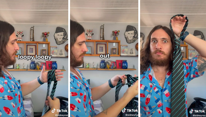 You Can Tie A Tie In Less Than 10 Seconds If It's Not Around Your Neck