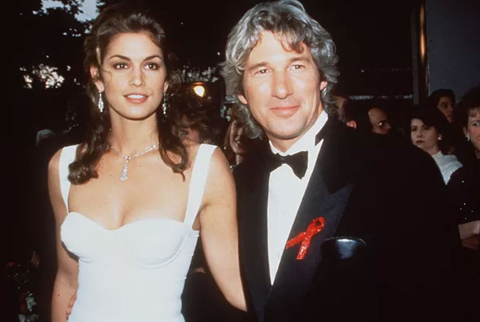 December 12, 1991. Richard Gere Weds Cindy Crawford In Las Vegas