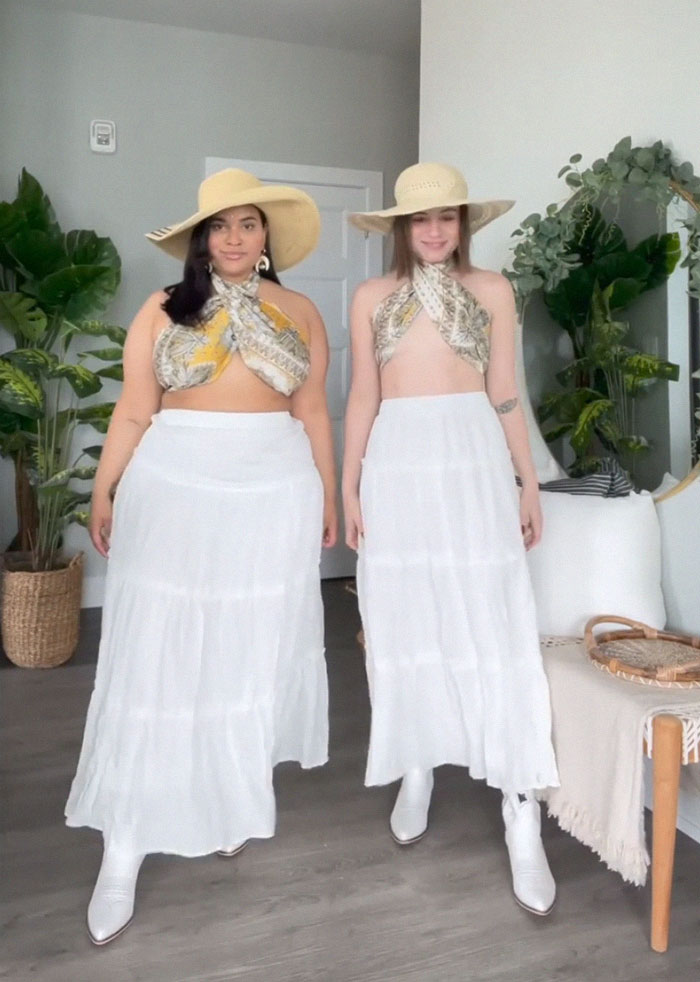 Two Body Types Same Outfit