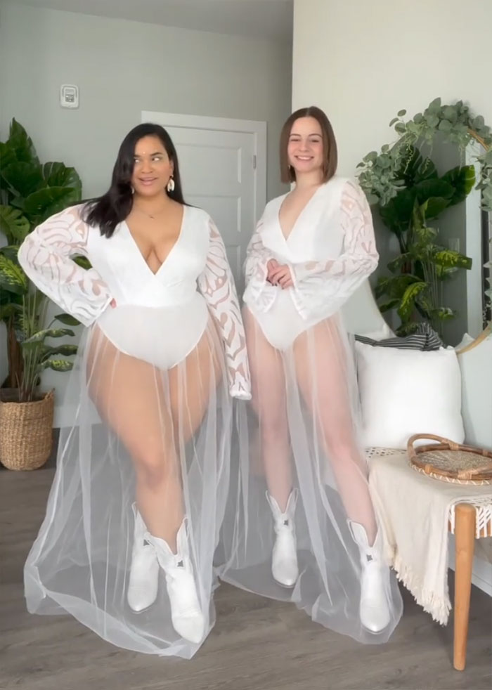 Two Body Types Same Outfit