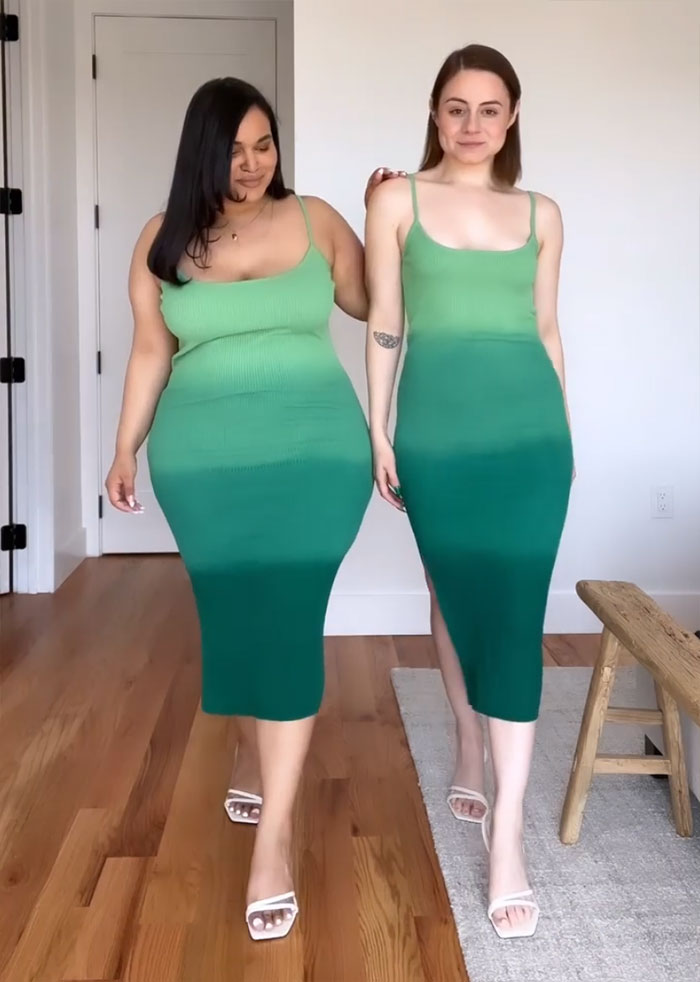 Two Body Types Same Outfit