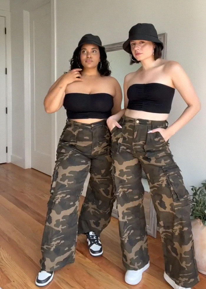 Two Body Types Same Outfit
