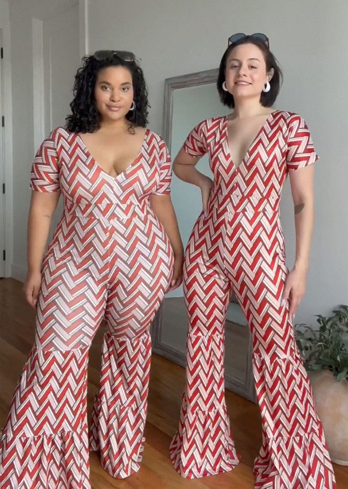 Two Body Types Same Outfit