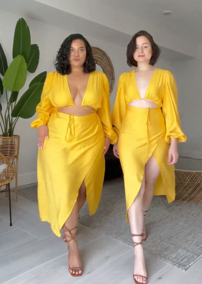 Two Body Types Same Outfit